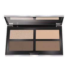 shumee Kontúrovanie &amp; Strobing Ready 4 Selfie Powder Palette paleta na kontúrovanie a strobingový púder 003 Dark Skin 17,5 g