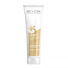 shumee Revlonissimo 45 Days Conditioning Shampoo Golden Blondes šampón a kondicionér na udržiavanie farby 275 ml