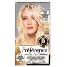 shumee Preference Le Blonding farba na vlasy 01 Very Very Light Natural Blonde