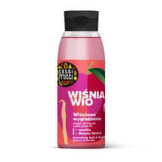 shumee Tutti Frutti vyhladzujúci kúpeľový a sprchový olej Čerešňa a vanilka + Beauty Shot A 400 ml