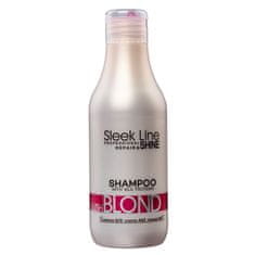 shumee Sleek Line Blush Blond Shampoo šampón pre blond vlasy s hodvábom 300 ml