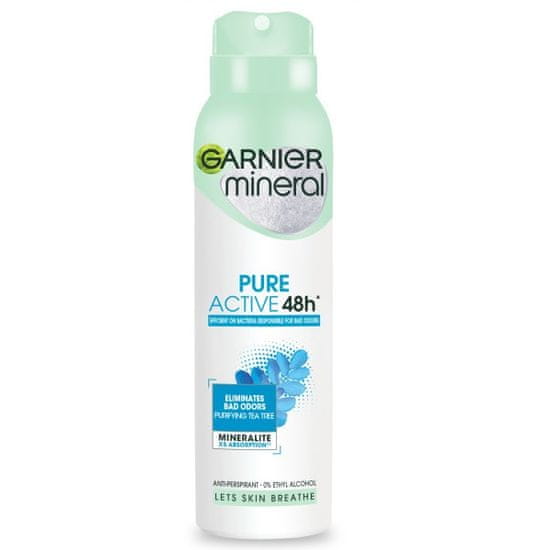 shumee Antiperspirant v spreji Mineral Pure Active 150 ml