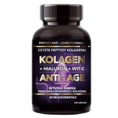 shumee Kolagén + Hyaluron + Vitamín C Anti-Age doplnok stravy 120 tabliet