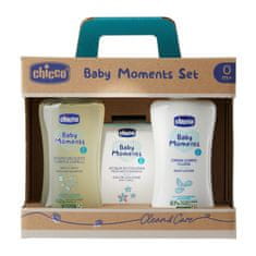 shumee Baby Moments set tekutý kúpeľ 200ml + telové mlieko 200ml + toaletná voda 100ml