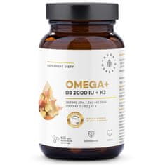 shumee Výživový doplnok Omega + Vitamín D3 + K2 60 kapsúl