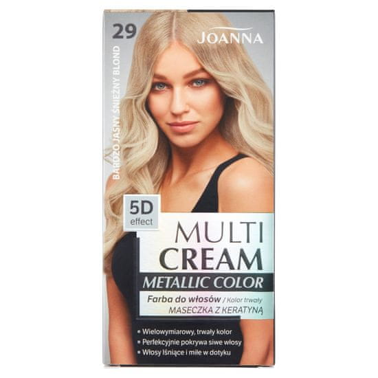 shumee Farba na vlasy Multi Cream Metallic Color 29 Very Light Snow Blonde