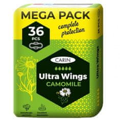 shumee Ultra Wings Camomile ultratenké hygienické vložky s krídelkami 36 ks