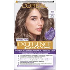 shumee Excellence Cool Creme farba na vlasy 7.11 Ultra Ash Blonde