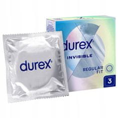 shumee Durex Invisible kondómy pre väčšiu intimitu, 3 ks, tenké