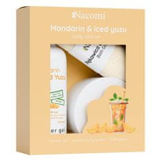 shumee Mandarin &amp; Iced Yuzu set sprchový gél 300ml + telové maslo 100ml + rukavica do kúpeľa