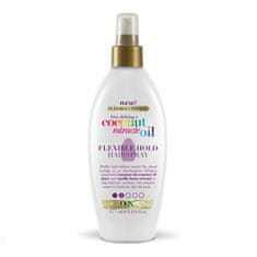 shumee Frizz-Defying + Coconut Miracle Oil Flexible Hold Lak na vlasy lesklý lak na vlasy 177 ml