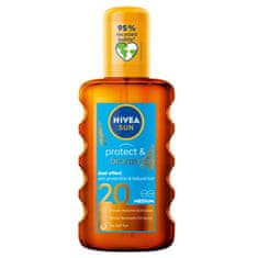 shumee Sun Protect &amp; Bronzový opaľovací olej v spreji aktivujúci prirodzené opálenie SPF 20 200 ml