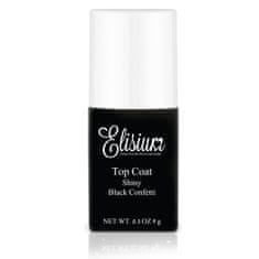 shumee Top Coat Lesklý top na hybridné laky Black Confetti 9g