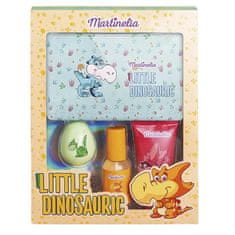 shumee Little Dinosauric Bag Set set sprchový gél 100ml + telová hmla 50ml + bomba do kúpeľa 70g + kozmetická taštička