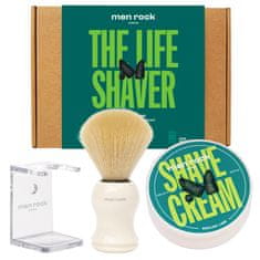 shumee Krém na holenie Life Shaver Sicilian Lime set 100 ml + štetka na holenie + stojan na kefu