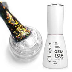 shumee Luxusný Gem Top Coat hybridný vrchný lak G04 Ruby 10ml