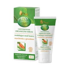 shumee Eco Garden certifikované bio tvárové oválne modelovacie sérum, mrkva a hrášok 45+ 30ml