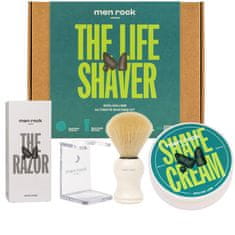 shumee Krém na holenie Life Shaver Sicilian Lime Set 100 ml + štetec na holenie + stojan na štetce + žiletka + žiletky