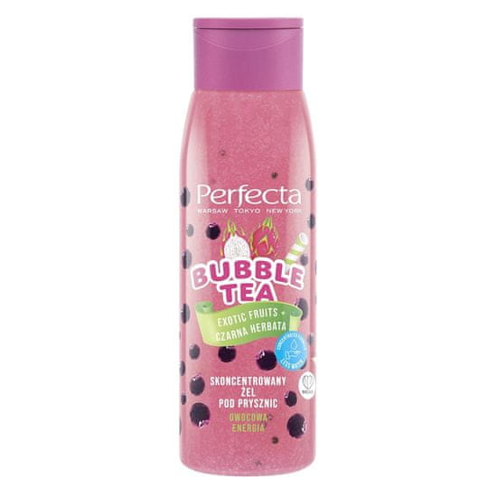 shumee Bubble Tea koncentrovaný sprchový gél Exotic Fruits + Black Tea 400ml