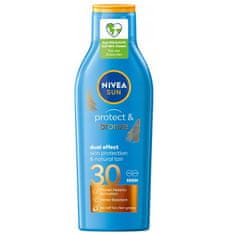 shumee Sun Protect &amp; Bronzové opaľovacie mlieko aktivujúce prirodzené opálenie SPF 30 200 ml