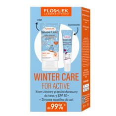 shumee Winter Care For Active set zimný opaľovací krém SPF50+ 30ml + zimná vazelína na pery 10g