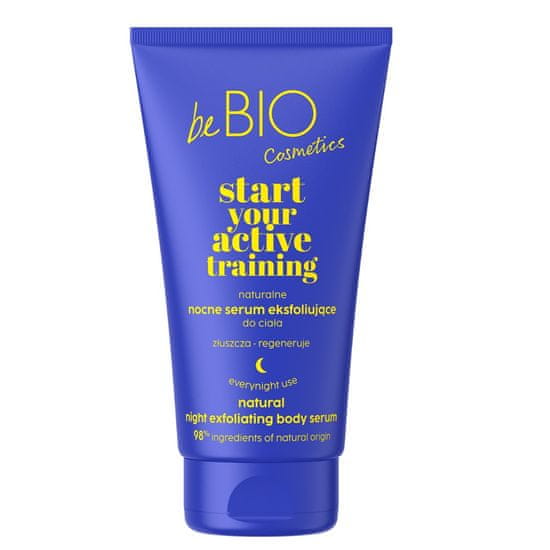 shumee Start Your Active Training prírodné nočné exfoliačné telové sérum 150 ml