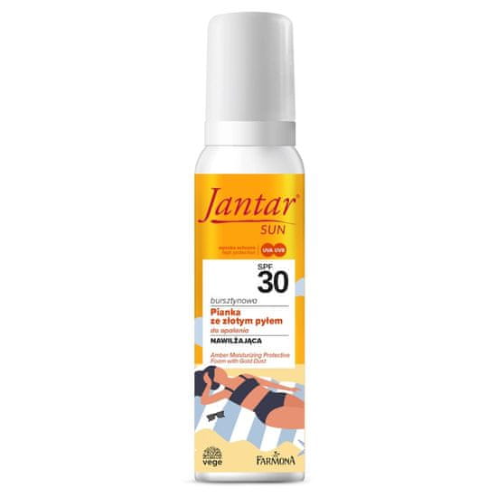 shumee Jantar Sun jantárová ochranná pena so zlatým prachom SPF30 150ml