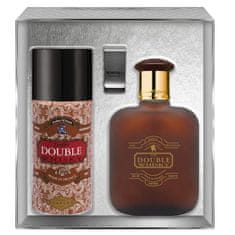 shumee Double Whisky set toaletná voda v spreji 100ml + deodorant v spreji 150ml + spona na bankovky