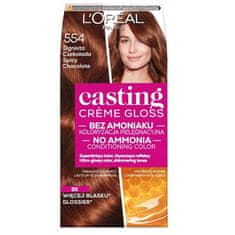 shumee Casting Creme Gloss farba na vlasy 554 Fiery Chocolate