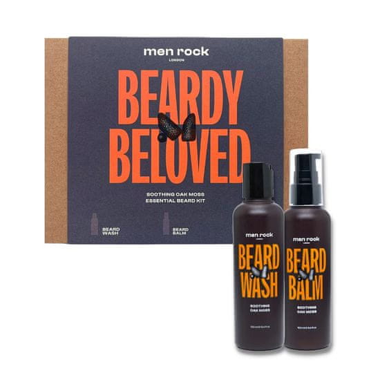 shumee Beardy Beloved Soothing Oak Moss set šampón na fúzy 100 ml + balzam na fúzy 100 ml