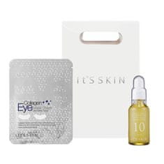 shumee Beauty Elasticity Gift Set spevňujúce sérum na tvár 30ml + kolagénové tampóny 3g