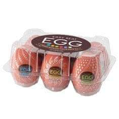 shumee Easy Beat Egg Hard Boiled Package II sada 6 jednorazových masturbátorov v tvare vajíčka