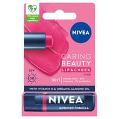 shumee Caring Beauty výživný rúž 3v1 Pink 4,8g