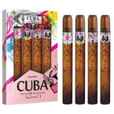 shumee Cuba Quad I set Heartbreaker parfémovaná voda v spreji 35ml + La Vida parfémovaná voda v spreji 35ml + Victory parfémovaná voda v spreji 35ml + Vip parfumovaná voda v spreji 35ml