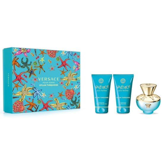 shumee Dylan Turquoise Pour Femme set toaletná voda v spreji 50ml + sprchový gél 50ml + telový gél 50ml