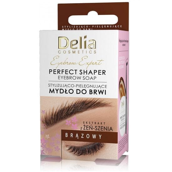 shumee Eyebrow Expert Perfect Shaper stylingové a ošetrujúce mydlo na obočie Brown 10ml