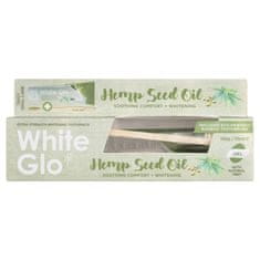 shumee Hemp Seed Oil Toothpaste bieliaca zubná pasta s konopným olejom 150g/115ml + bambusová zubná kefka