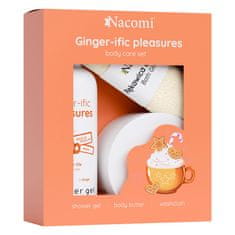 shumee Ginger-ific Pleasure set sprchový gél 300ml + telové maslo 100ml + kúpeľňová rukavica