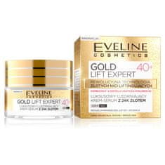 shumee Gold Lift Expert 40+ luxusné spevňujúce krémové sérum s 24k zlatom deň/noc 50ml