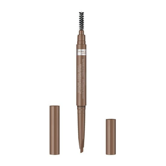 shumee Brow This Way Fill &amp; Automatická ceruzka na obočie Sculpt s vegánskym zložením 001 Blonde 0,25g