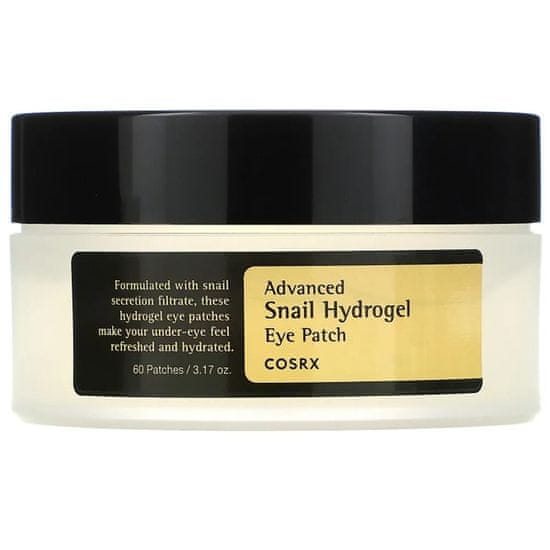 shumee Advanced Snail Hydrogel Eye Patch hydrogélové náplasti na oči so slimačím slizom 60 ks.