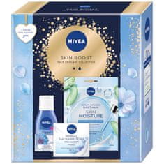 shumee Skin Boost set osviežujúci denný krém 50ml + dvojfázový odličovač očí 125ml + hydratačná listová maska 1ks