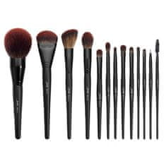 shumee Makeup Lover Makeup Brush Brush Collection Phantom Black sada štetcov na make-up 13 ks.