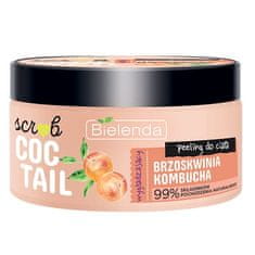 shumee Scrub Cocktail vyhladzujúci telový peeling Broskyňa + Kombucha 350g