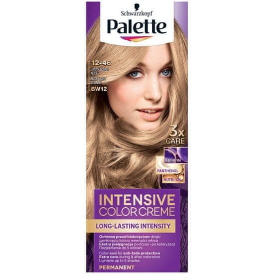 shumee Intensive Color Creme krémová farba na vlasy 12-46 (BW12) Svetlá blond nahá