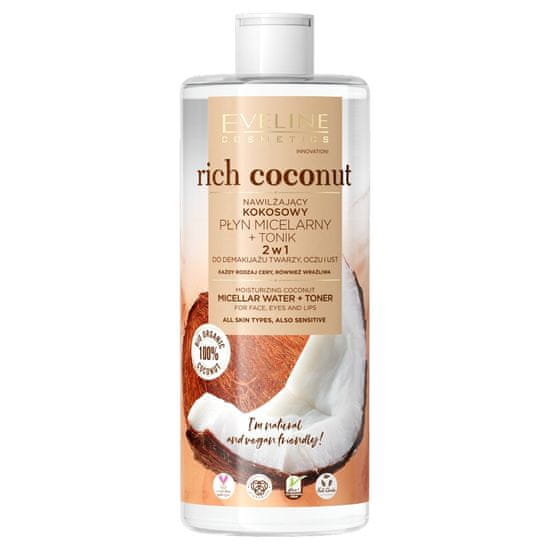 shumee Rich Coconut 2v1 hydratačný kokosový micelárny fluid a tonikum 500 ml