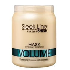 shumee Sleek Line Repair Volume Mask maska na vlasy s hodvábom zväčšujúca objem 1000 ml