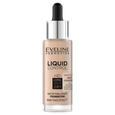 shumee Liquid Control HD zmatňujúci make-up na tvár s niacínamidom 050 Golden Beige 32 ml