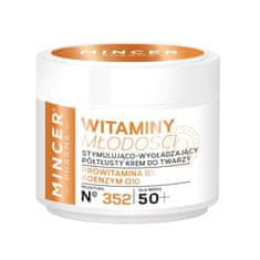 shumee Vitamíny mladosti 50+ polotučný stimulačný a vyhladzujúci krém na tvár č.352 50ml