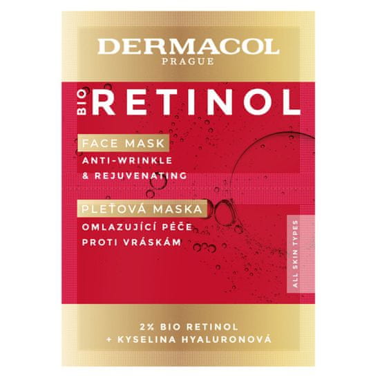 shumee Bio Retinol Face Mask pleťová maska proti vráskam 16ml